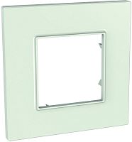 Рамка горизонтальная Schneider Electric Unica Quadro 1-м. матовое стекло картинка